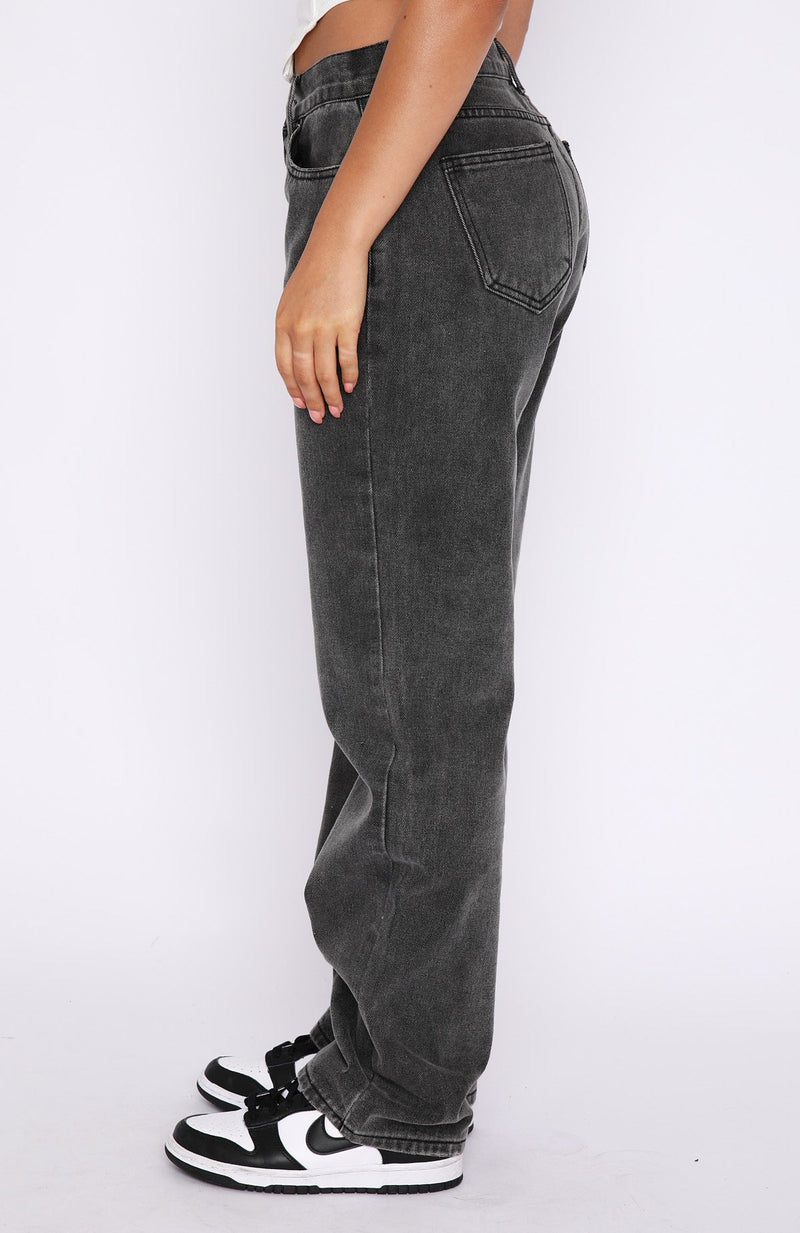 TARSHA JEANS - ACID BLACK