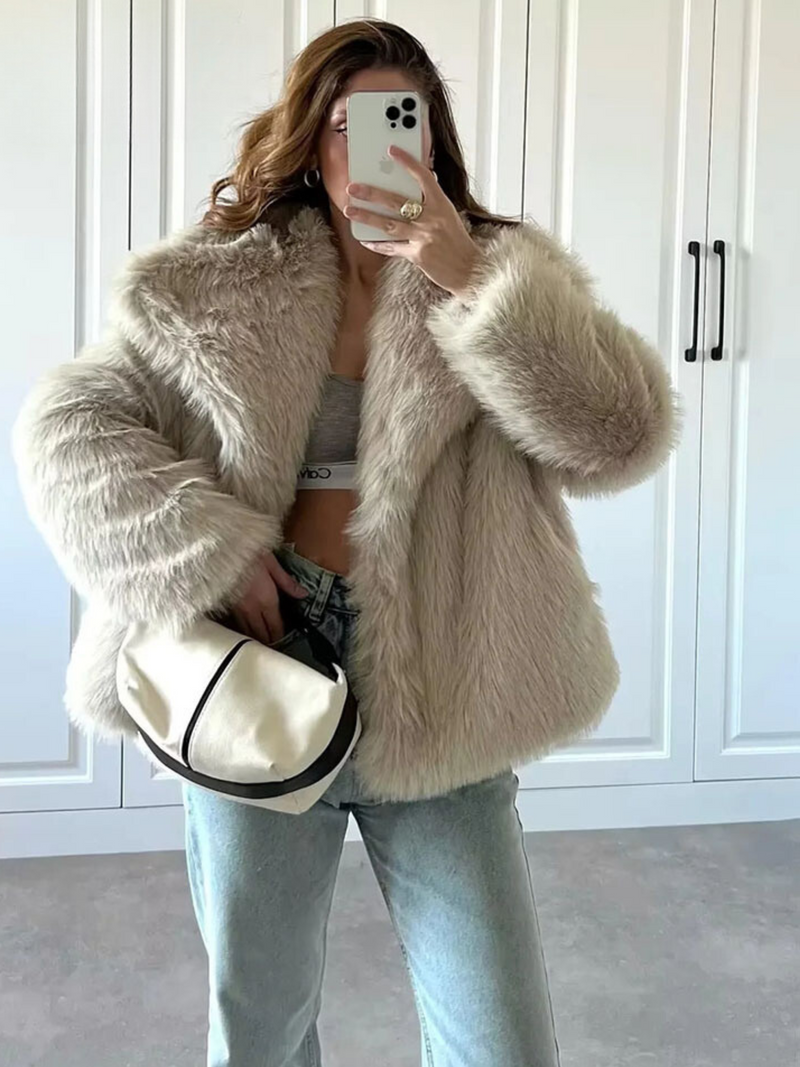 GRACIE FAUX FUR JACKET