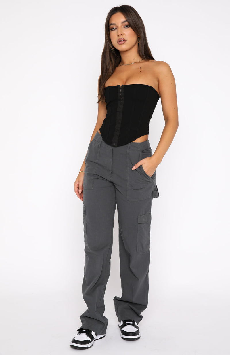 MARLENE PANTS - CHARCOAL