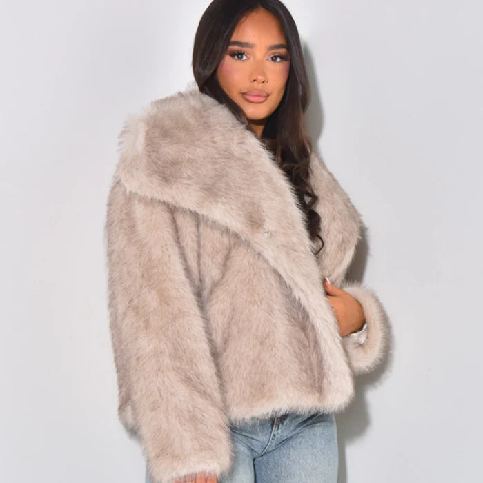 GRACIE FAUX FUR JACKET