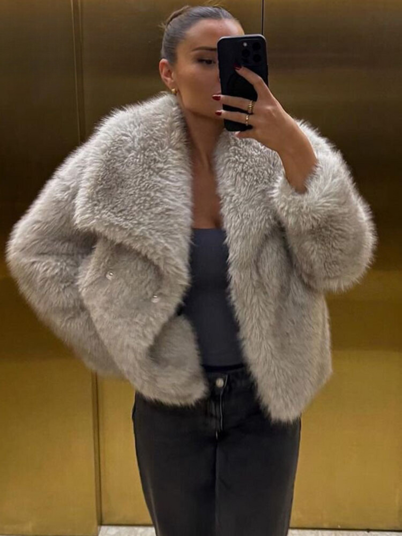 GRACIE FAUX FUR JACKET