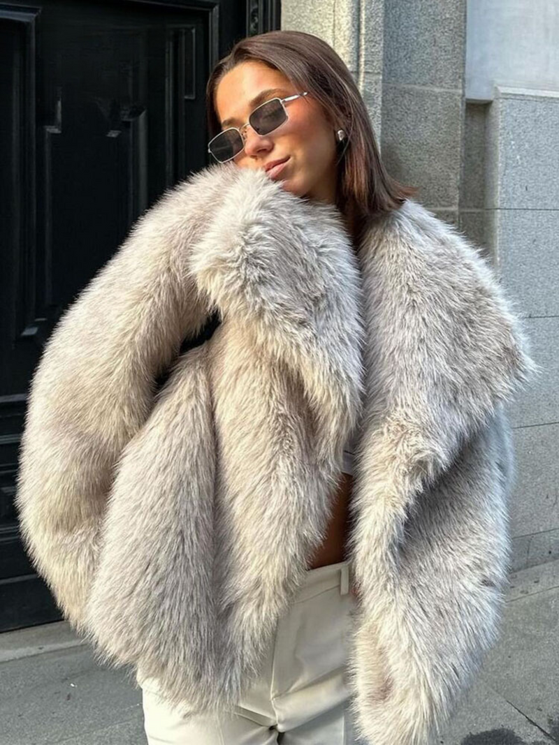 GRACIE FAUX FUR JACKET