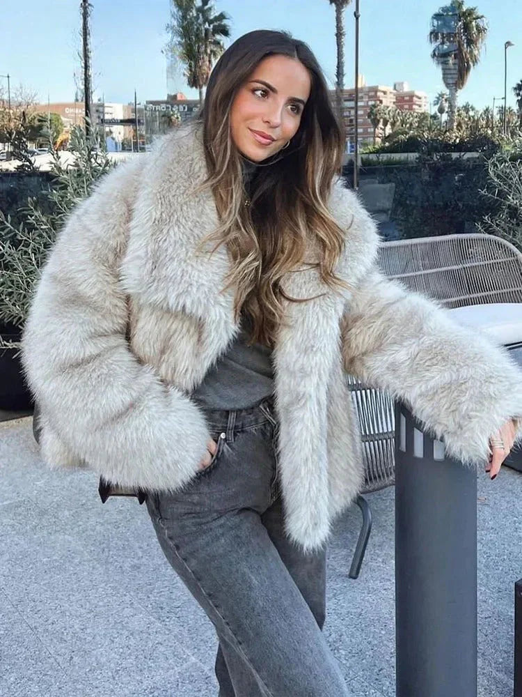 GRACIE FAUX FUR JACKET