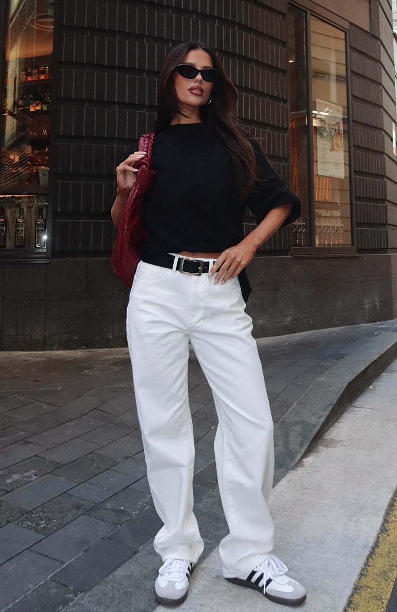 JIA JEANS - WHITE