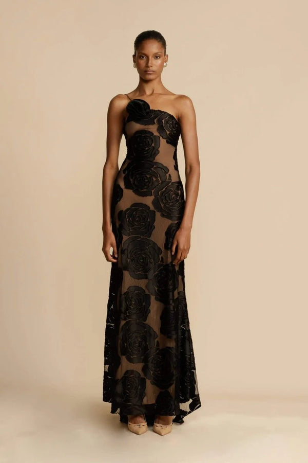 JACQUARD MAXI DRESS