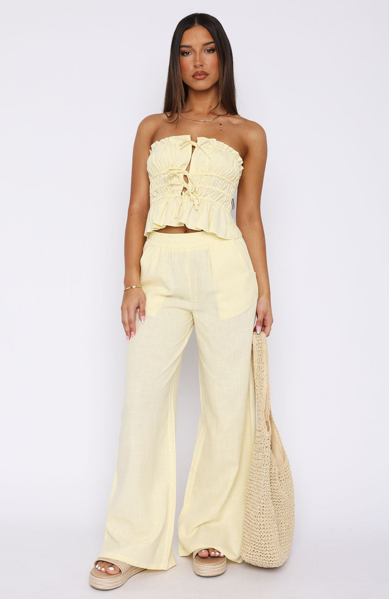 SELIN PANTS - LEMON